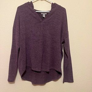 Forever 21 Purple Hoodie/Sweater Size Small